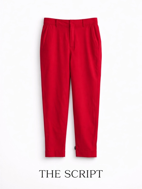 The Script Red Matilde Pants Size 0 NWT‎ - Picture 8 of 8